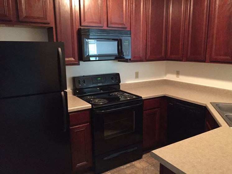 spacious kitchens at Coon Rapids apartments
